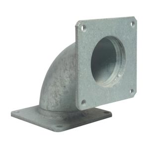 Bogen 90° – Flansch 6" x Flansch 6"