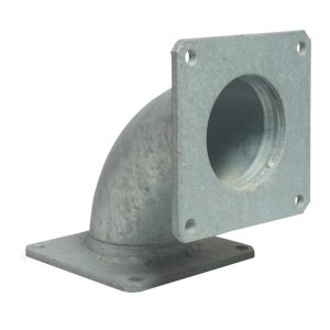 Bogen 90° – Flansch 8" x Flansch 8"