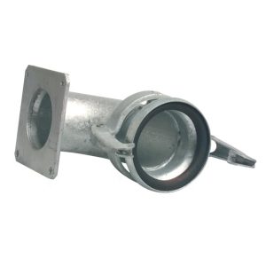 Bogen 90° kurz – M-Teil Ø 159 mm x Flansch6" Bogen 90° kurz – M-Teil Ø 159 mm x Flansch6"