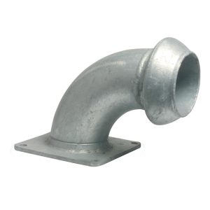 Bogen 90° kurz – V-Teil Ø 159 mm x Flansch 6" Bogen 90° kurz – V-Teil Ø 159 mm x Flansch 6"