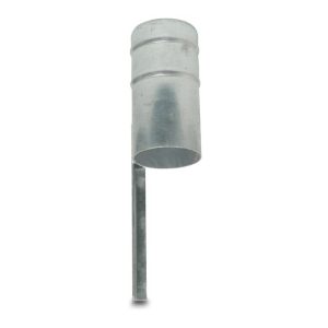 Schlauchendstück mit Winkeleisen Ø 150 mm