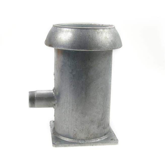 V-Teil System Perrot NW 159 mm / Flansch 6" mit Abgang 1 1/2" AG