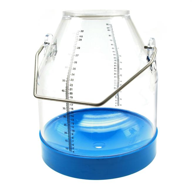 Melkeimer Kunststoff transparent