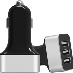3-fach USB Ladegerät / Ladeadpter für KFZ mit 12V