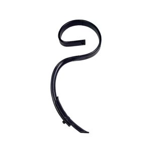 Kultureggenzinken gebogen 13 x 50 mm / Einbauhöhe 660 mm