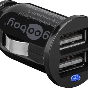 Dual Kfz Lade-Adapter 12V. 12V/24V > USB. 2100mA