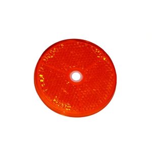 Rückstrahler GEKA in Kunststofffassung Ø 60 mm rot