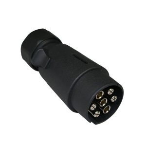 Stecker GEKA 7-polig mit Flachsteckanschluss Stecker GEKA 7-polig mit Flachsteckanschluss
