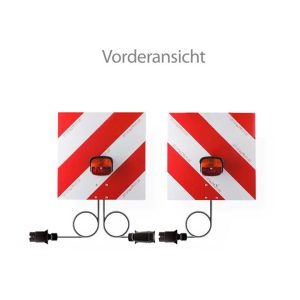 Warntafelsatz Front und Heck mit Beleuchtung 423 x 423 mm Warntafelsatz Front und Heck mit Beleuchtung 423 x 423 mm