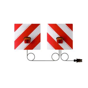 Warntafelsatz Heck mit Beleuchtung 423 x 423 mm Warntafelsatz Heck mit Beleuchtung 423 x 423 mm