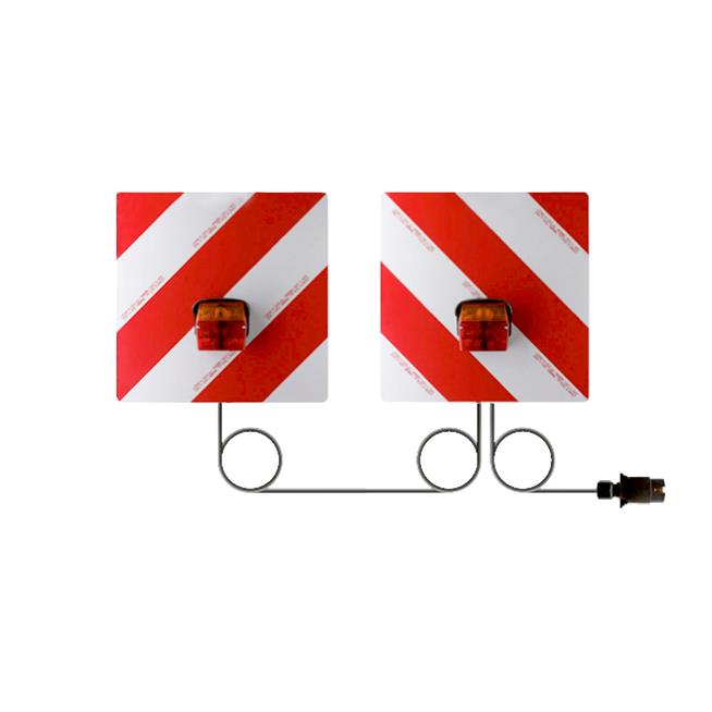 Warntafelsatz Heck mit Beleuchtung 423 x 423 mm