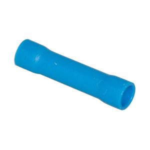 Stoßverbinder blau Ø 3 mm / 1,5 – 2,5 mm² / 100 Stück Stoßverbinder blau Ø 3 mm / 1,5 – 2,5 mm² / 100 Stück