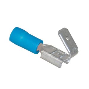 Steckverteiler blau Ø 6,3 mm / 1,5 – 2,5 mm² / 50 Stück Steckverteiler blau Ø 6,3 mm / 1,5 – 2,5 mm² / 50 Stück