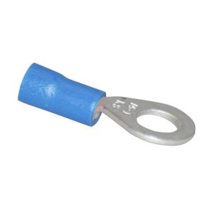 Kabelschuh blau Ø 6 mm / 1.5 – 2.5 mm² / 100 Stück Kabelschuh blau Ø 6 mm / 1.5 – 2.5 mm² / 100 Stück