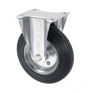 Bockrolle Vollgummi 80 mm