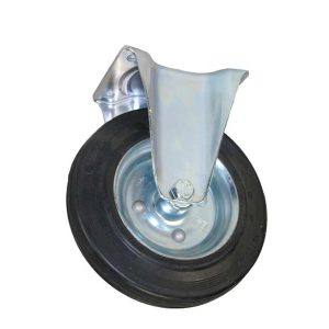 Bockrolle Vollgummi 100 mm