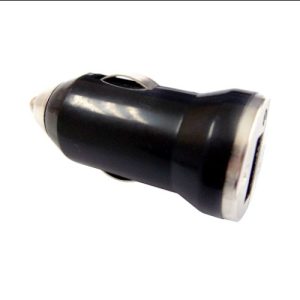 mini USB KFZ-Lade-Adapter 12V/24V.1A. schwarz
