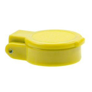 Staubklappe selbstschliessend gelb Staubklappe selbstschliessend gelb