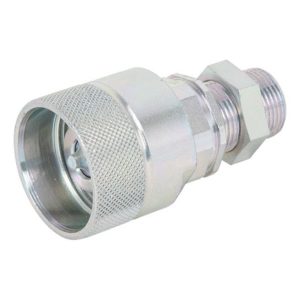 Hydraulik-Schraubstecker 15-L mit Schottverschraubung Hydraulik-Schraubstecker 15-L mit Schottverschraubung