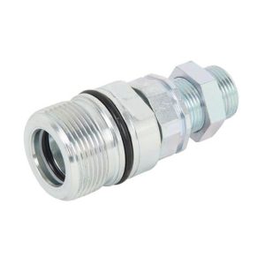 Hydraulik-Schraubmuffe 12-L mit Schottverschraubung Hydraulik-Schraubmuffe 12-L mit Schottverschraubung