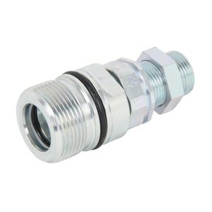 Hydraulik-Schraubmuffe 15-L mit Schottverschraubung Hydraulik-Schraubmuffe 15-L mit Schottverschraubung
