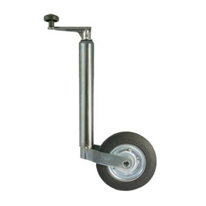 Simol Stützrad 150 kg mit verzinktem Stahlrohr / Rad 200 x 50 mm