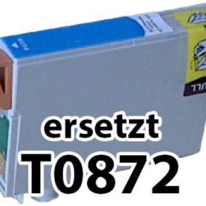 kompatible Druckerpatrone EKT0872 cyan (blau)