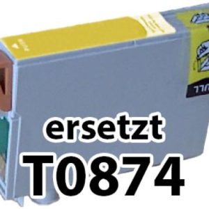 kompatible Druckerpatrone EKT0874 yellow (gelb)