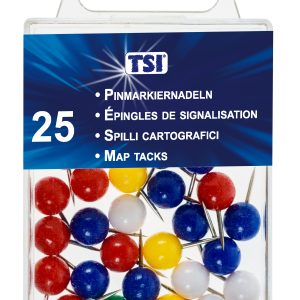 Markierungsnadeln bunt groß 25er Packung