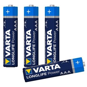 Micro-Batterien. 4 Stück. Varta LongLife Power. AAA 1.5V
