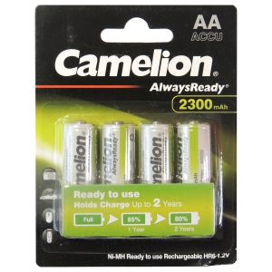 4 Stück AA-Akkus. 2300mAh Camelion. AlwaysReady