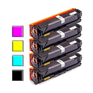 4 Alternativ-Toner kompatibel zu HP CC530. CC531. CC532. CC533