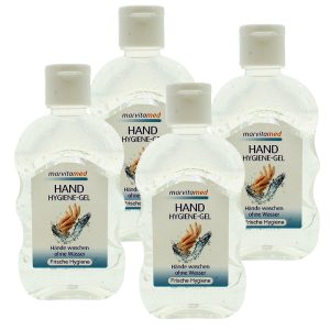 4x im Set: Desinfektions Handgel mit 63% Alkohol.. 80ml