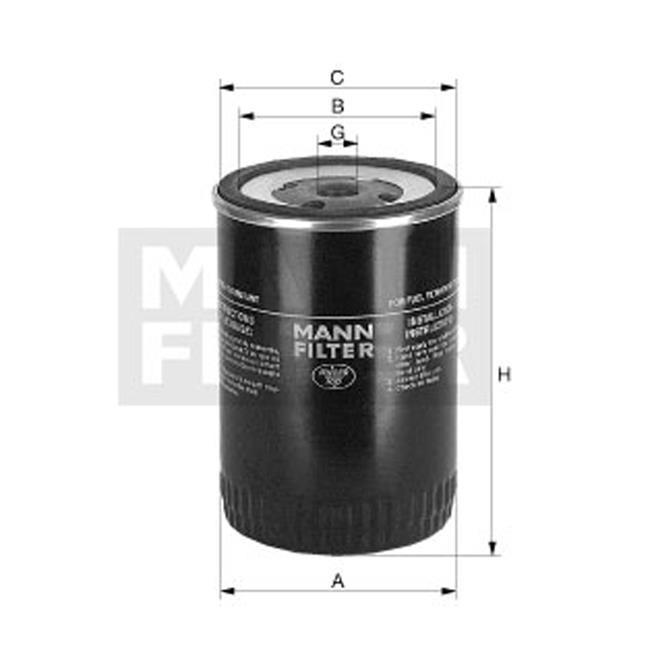 Kraftstoff-Filter MANN WK 712/2