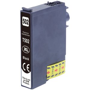 Druckerpatrone alternativ zu Epson 502XL schwarz / T02V14010 / T02W14010