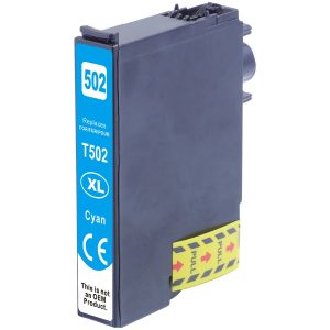 Druckerpatrone alternativ zu Epson 502XL cyan / T02V24010 / T02W24010