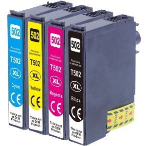 Sparset: 4 Druckerpatronen. ersetzen Epson 502XL