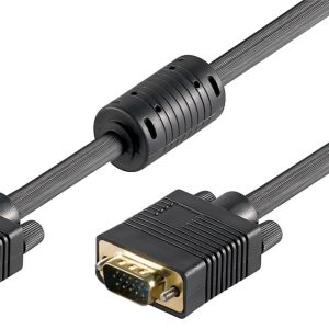 SVGA-Kabel Full HD. 3m. Stecker – Stecker. vergoldet