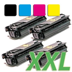 4 Toner kompatibel zu HP 508X. ersetzen CF360X – CF363X