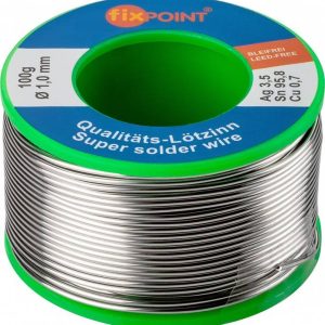 Lötzinn bleifrei. ø 1.0mm. 100g Rolle