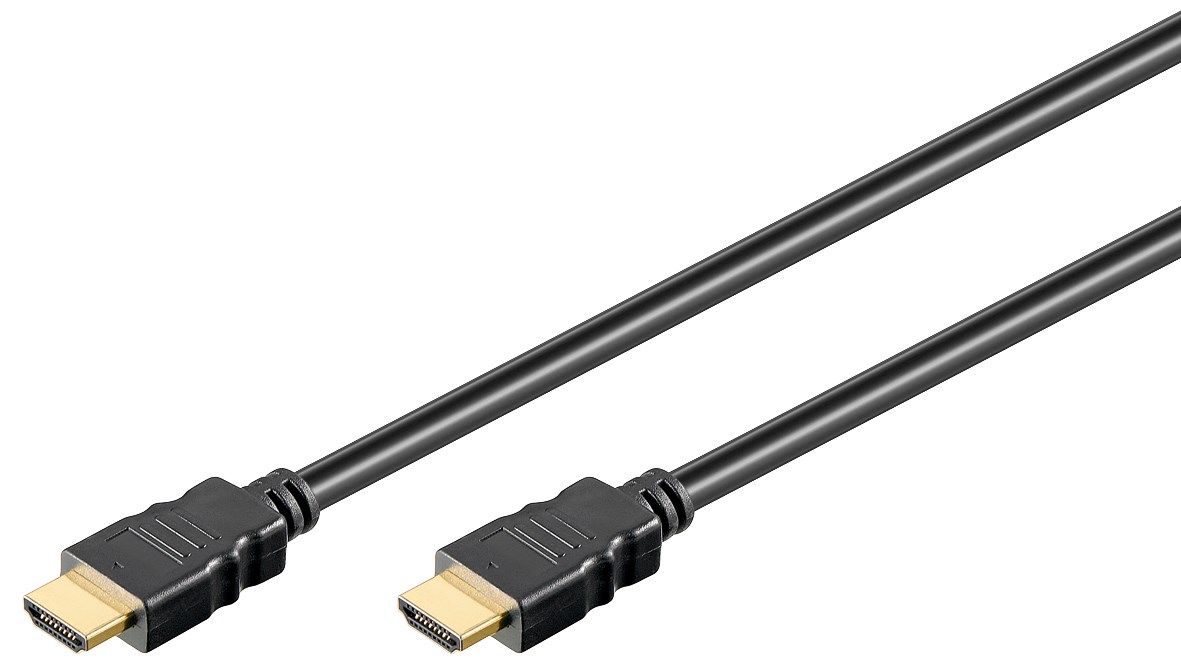 HDMI Kabel 3.0m. schwarz mit vergoldeten Steckern
