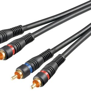 Cinch-Kabel 1.5 m / 2xCinch – 2xCinch / Gold