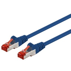Patchkabel Cat6. S-STP Pimf-Kabel. 50m. blau