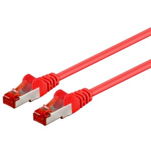 Patchkabel Cat6. S-STP Pimf-Kabel. 30m. rot