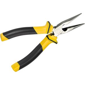 Flachzange halbrund 160mm. mit geriffelten Backen (5cm)