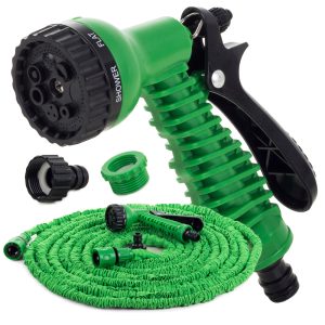 Flexibler Gartenschlauch. 10 – 30 m. grün