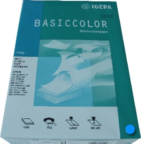 Multifunktionspapier intensivblau A4 160g 250 Blatt