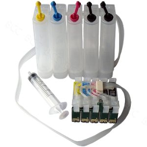 CISS Dauerdrucksystem EKD120 + 100ml-Tinten