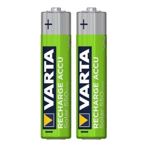 2 Stück Akku AAA-HR03 – 550 mAh Solar