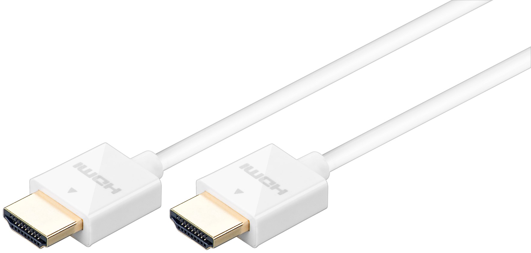 HDMI Kabel 1.5m. weiß. super slim m. Ethernet